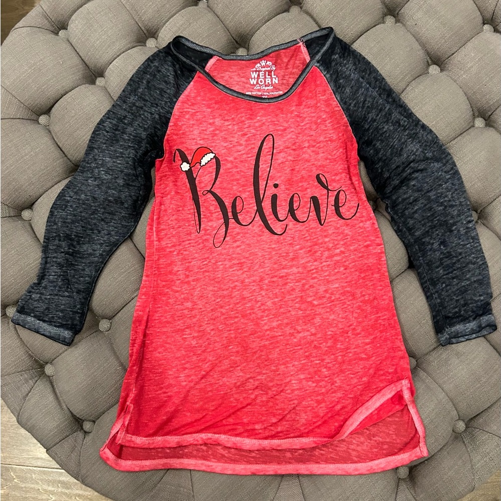 Believe 🎅🏼 3/4 sleeve